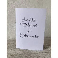 Sale Handgemachte Einladung- oder Glückwunschkarte für Taufe, Erstkommunion, Firmung oder Konfirmation Geldgeschenke