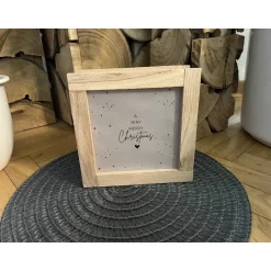 Kerzen & Beleuchtung|Frau Yakusas KreativChaos Handgemachte Lichtbox aus Eichenholz / Klötzchen Leuchtrahmen Weihnachtsdeko & Geschenkidee Advent Christmas