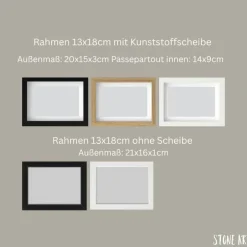 Discount Handgemachtes Steinbild zur Goldenen Hochzeit – Geschenkidee 50. Hochzeitstag, optionale Karte separat Hochzeitsgeschenke