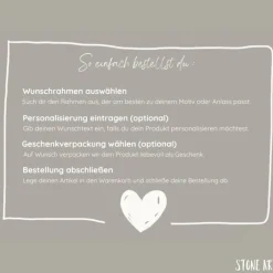 Discount Handgemachtes Steinbild zur Goldenen Hochzeit – Geschenkidee 50. Hochzeitstag, optionale Karte separat Hochzeitsgeschenke