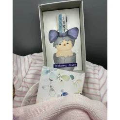 Best Handgemalte Geschenkbox zur Geburt – Welcome Baby mit Geldfach & Schleife Geschenke