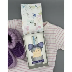 Best Handgemalte Geschenkbox zur Geburt – Welcome Baby mit Geldfach & Schleife Geschenke