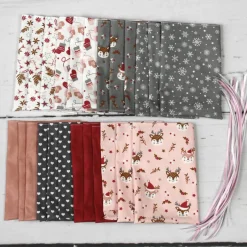 Adventskalender|MiMaKäfer Handgenähter Adventskalender zum Befüllen mit 24 Stoffsäckchen | Advent | Weihnachten