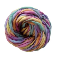 Discount Handgesponnenes dickes Merinogarn 100g/64m, Strickwolle dick und dünn Pastelltöne, Nadelstärke ab 10mm, P Haarschmuck & Kopfputz
