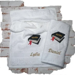 Discount Handtuch Ehering Hochzeitsgastgeschenk mit Namen oder Initialen Hochzeitsgeschenke