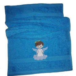 Discount Handtuch Engel Taufe bestickt mit Name Geschenke