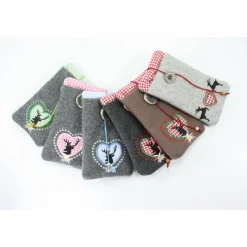Best Handytasche - Hirsch im Herz zum OKTOBERFEST, Farbwahl, Handy Etui für Samsung, iPhone  Smartphone,  Handyhülle Trachtentaschen
