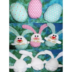 Hase aus dem Ei , Osterhäschen, Osterhase, Stofftier Osterhasen