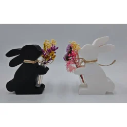 Best Hase Reagenzglas, Kunstblumen, 3D Druck, Glück Dekoration, Valentinstag Geschenk, Hochzeit Tischdeko,Romantische Vasen, Osterdeko