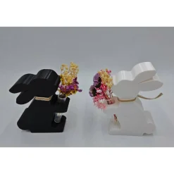 Best Hase Reagenzglas, Kunstblumen, 3D Druck, Glück Dekoration, Valentinstag Geschenk, Hochzeit Tischdeko,Romantische Vasen, Osterdeko