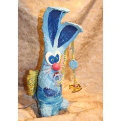 Geldgeschenke|Susanne Hiebl...die etwas andere Art! Hasenfigur BABY-BUNNY handgefertigte Künstler-Figur Osterdeko Geschenk zur Geburt Geldgeschenk Osterhase