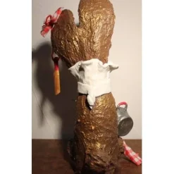 Clearance Hasenfigur KOCHHASERL handgefertigte Künstler-Figur Geschenk für Köche Geldgeschenk Essen Osterhasen