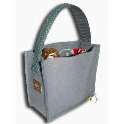 Clearance Hasentasche Besticktes Osterkörbchen Motiv Ostertasche Osternest Filztasche Kinder Stofftasche Utensilo Geschenktasche Osterkörbchen