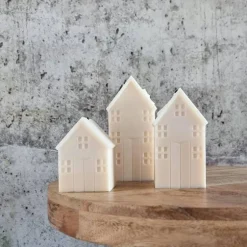 Tischdekoration|exyna Hauskerze I Home Kerze | Stumpenkerze I Sojawachs I Umzug I Haus Dekoration I Geschenkidee I Handgefertigt I Vegan