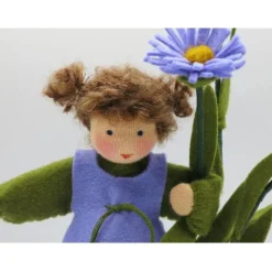 Herbst|Katjas Blumenkinder Herbstaster - Blumenkind - Jahreszeitentisch - Waldorf Art - Art.Nr. HE20