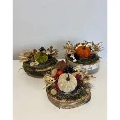Herbst|HeimlichDeko Herbstdeko Herbstgesteck Kürbis Led