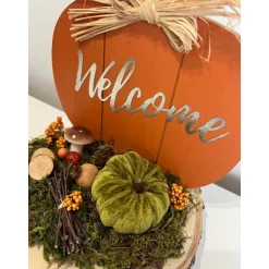 Herbst|HeimlichDeko Herbstdeko Herbstgesteck Kürbis