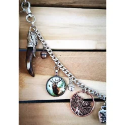 Trachtenschmuck|Tinas Schmucktruhe Herren-Charivari , Trachtenschmuck, 1- reihig, Bertl