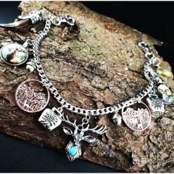 Trachtenschmuck|Tinas Schmucktruhe Herren-Charivari , Trachtenschmuck, 1- reihig, Bertl