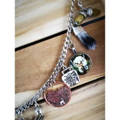 Trachtenschmuck|Tinas Schmucktruhe Herren-Charivari , Trachtenschmuck, 1- reihig, Bertl
