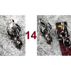 Herren-Charivari aus Edelstahl, Trachtenschmuck, 1- reihig, Peter Trachtenschmuck