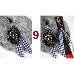 Best Herren-Charivari aus Edelstahl, Trachtenschmuck, 2- reihig, Hias Trachtenschmuck