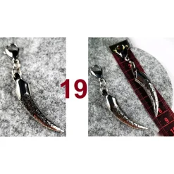 Trachtenschmuck|Tinas Schmucktruhe Herren-Charivari aus Edelstahl, Trachtenschmuck, 1- reihig, Max