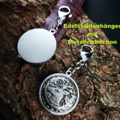 Trachtenschmuck|Tinas Schmucktruhe Herren-Charivari aus Edelstahl, Trachtenschmuck, 1- reihig, Jäger