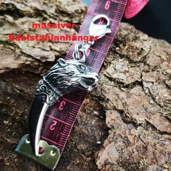 Trachtenschmuck|Tinas Schmucktruhe Herren-Charivari aus Edelstahl, Trachtenschmuck, 1- reihig, Jäger