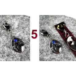 Trachtenschmuck|Tinas Schmucktruhe Herren-Charivari aus Edelstahl, Trachtenschmuck, 1- reihig, Erich