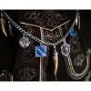 Trachtenschmuck|Tinas Schmucktruhe Herren-Charivari aus Edelstahl, Trachtenschmuck, 1- reihig, Johann