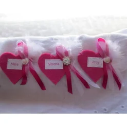 Discount Herz Brosche, Anstecker, Herz, Junggesellinnenabschied, JGA, personalisiert, Wunschbeschriftung, Name Junggesellinnenabschied