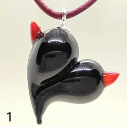 Valentinstagsgeschenke|Die Perlenmacherei am See Herzanhänger für das geliebte Teufelchen