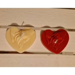 Hochzeitskerzen|Kreativzauber Herzkerze mit Händen