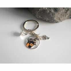 Hexenhaus, kleine Hexe, Hexenhut, Schlüsselanhänger, Halloween , Party, Gastgeschenke Schmuck