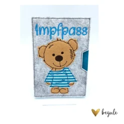 Geschenke|beijule Hülle für den Impfpass, farblich individualisierbar
