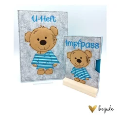 Geschenke|beijule Hülle für den Impfpass, farblich individualisierbar