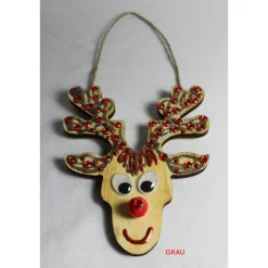 Weihnachtsdeko|Susanne Hiebl...die etwas andere Art! Hängedeko RENTIER Nikolausgeschenk Türdeko Deko Weihnachtsgeschenk Adventskalenderfüllung Rentier Elch Hirsch Holzdeko