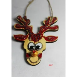 Weihnachtsdeko|Susanne Hiebl...die etwas andere Art! Hängedeko RENTIER Nikolausgeschenk Türdeko Deko Weihnachtsgeschenk Adventskalenderfüllung Rentier Elch Hirsch Holzdeko