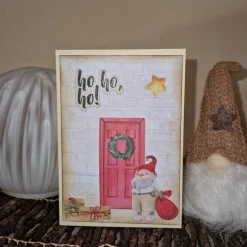 Weihnachtskarten|Teufelinchens_Ideen_Shop Ho Ho Ho Weihnachtsgruß / Weihnachtsmannkarte / Weihnachtsgeschenk Karte / Festliche Weihnachtskarten / Festliche Karte
