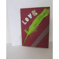 Sale Hochwertige Karte mit Liebe und Herz Glückwunschkarten