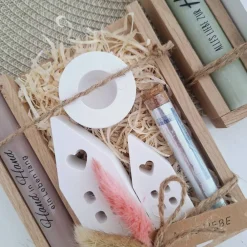 Discount Hochzeit Geldgeschenk Hochzeitsgeschenk Häuser / Lichthäuser Kerzenhalter rund Geschenkset Gutschein Kerzenset Stabkerze Hochzeitsgeschenke