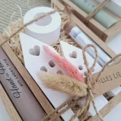 Discount Hochzeit Geldgeschenk Hochzeitsgeschenk Häuser / Lichthäuser Kerzenhalter rund Geschenkset Gutschein Kerzenset Stabkerze Hochzeitsgeschenke