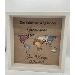 Clearance Hochzeit Geldgeschenk weltkarte, Hochzeitstag, weg zusammen, Hochzeitsgeschenk ,Geldgeschenk, Geburtstagsgeschenk, holz Geldgeschenke