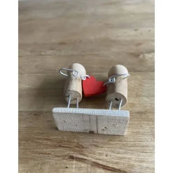 Clearance Hochzeits Figuren mit Herz, Holzfiguren, Liebes Geschenk Geschenke