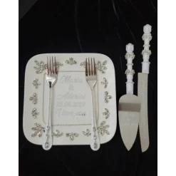 Hot Hochzeitsaccessoires Hochzeitsgläser Sektgläser Hochzeitskerzen Brautaccessoires mit Namen Tortenmesser Tortenheber blau Hochzeitsdeko