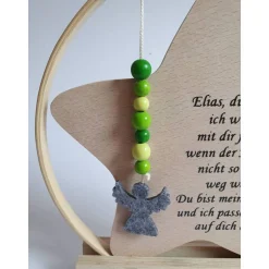 Outlet Hochzeitsdeko oder Geschenk für Schulkind / Erinnerung an Verstorbene / Stern im Ring mit Engel / Einschulungsgeschenk Kinder Einschulung