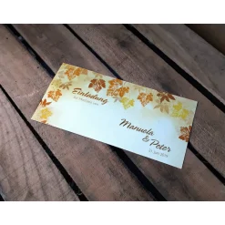 Einladungskarten|Das Moment Hochzeitsdesign Herbstwind Printable DIY