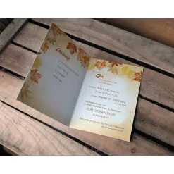Einladungskarten|Das Moment Hochzeitsdesign Herbstwind Printable DIY