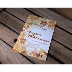 Einladungskarten|Das Moment Hochzeitsdesign Herbstwind Printable DIY